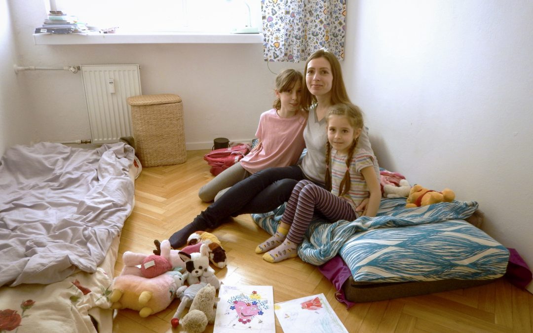 A place to ‘sleep in peace’: Ukrainian family flees bombing, settles into temporary home
