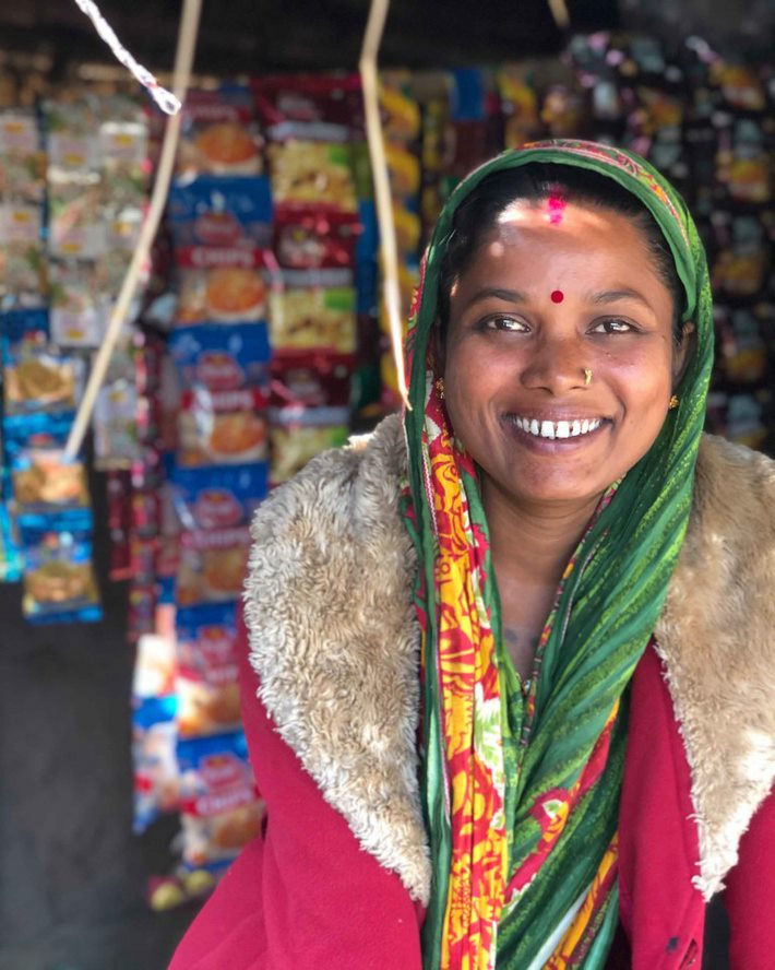 Neelam, an empowered female Financial Literacy participant in Nepal. 
