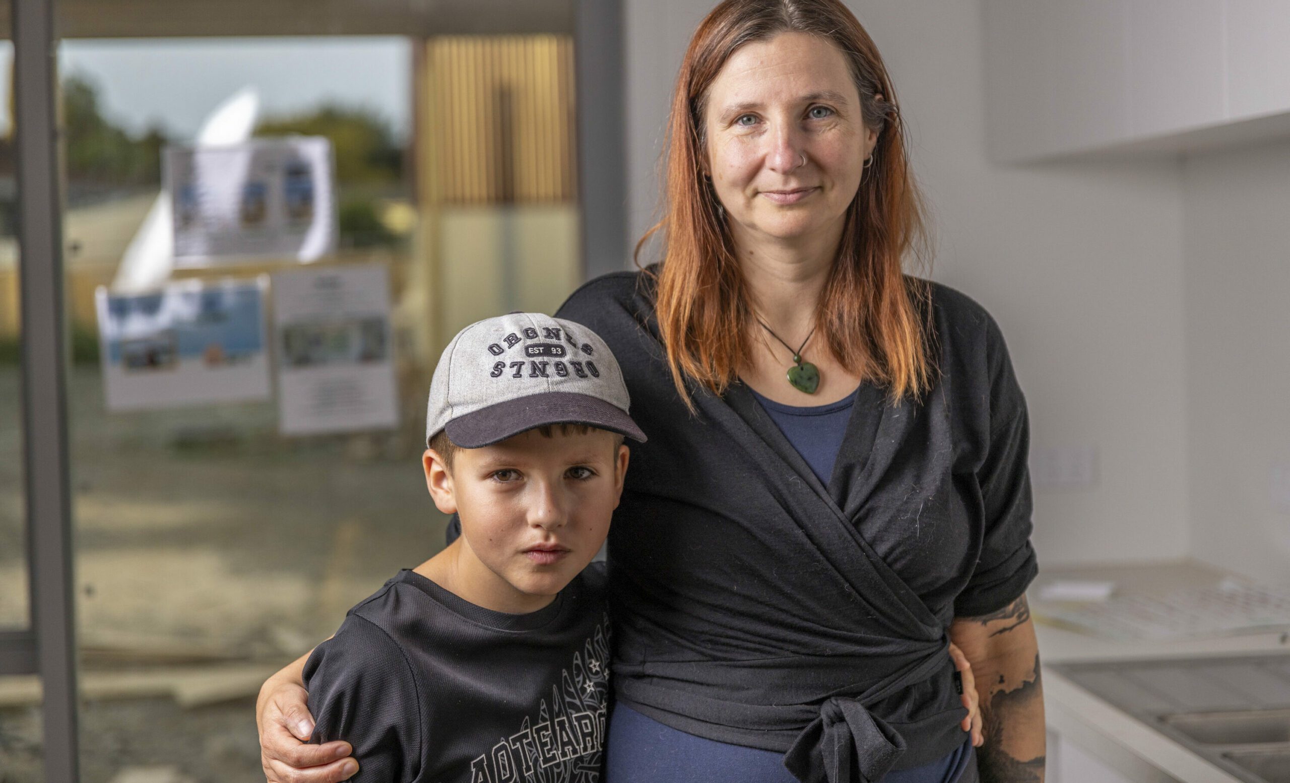 Tanja and her son Jack_ new partner family in Stoke homes, Nelson 2023