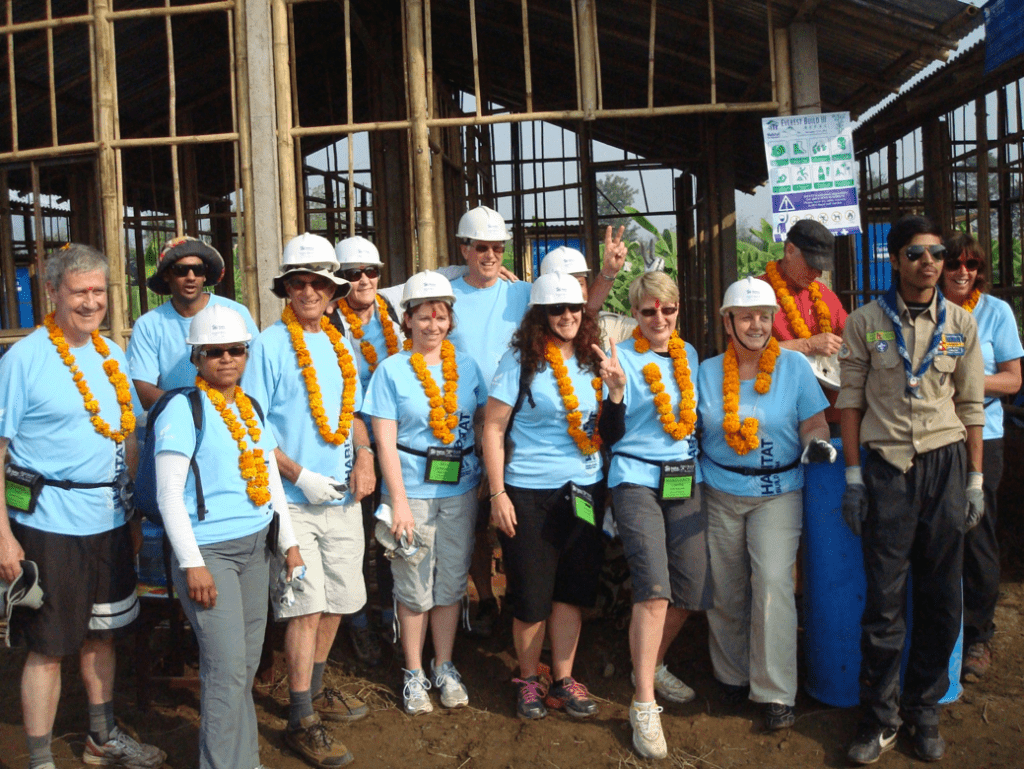 Global Village, International volunteer programe in Nepal with Habitat for Humanity 