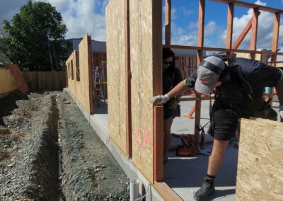 Formance ready-to-stand walls are being installed at Stoke Stage 2 development_Habitat Nelson_November 2023